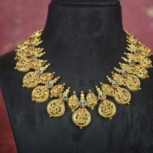 Antique Lakshmi Devi Bottu Necklace