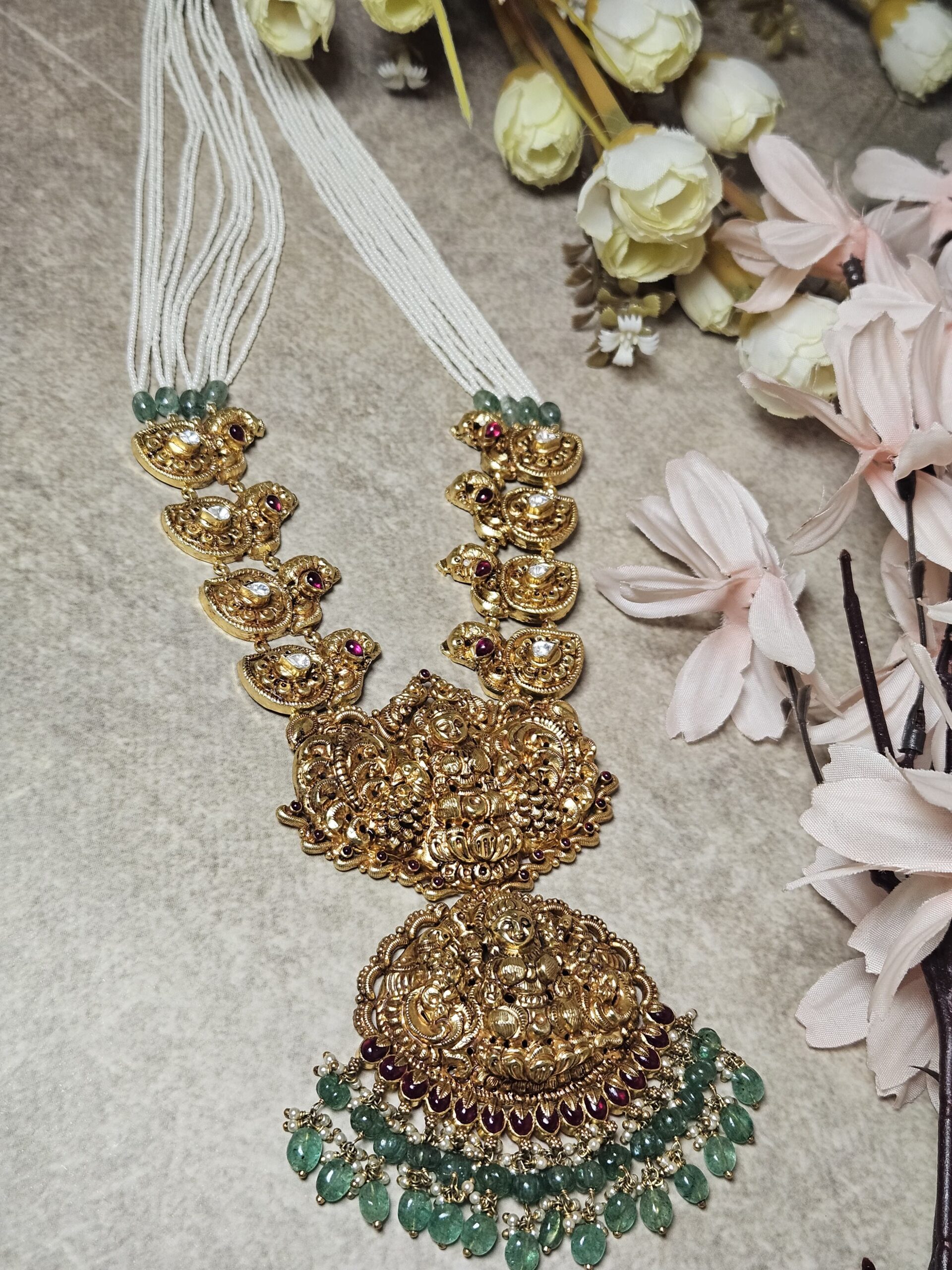 Temple Design Long Necklace