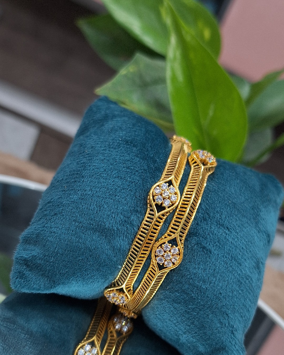 Celeste CZ Line Bangles