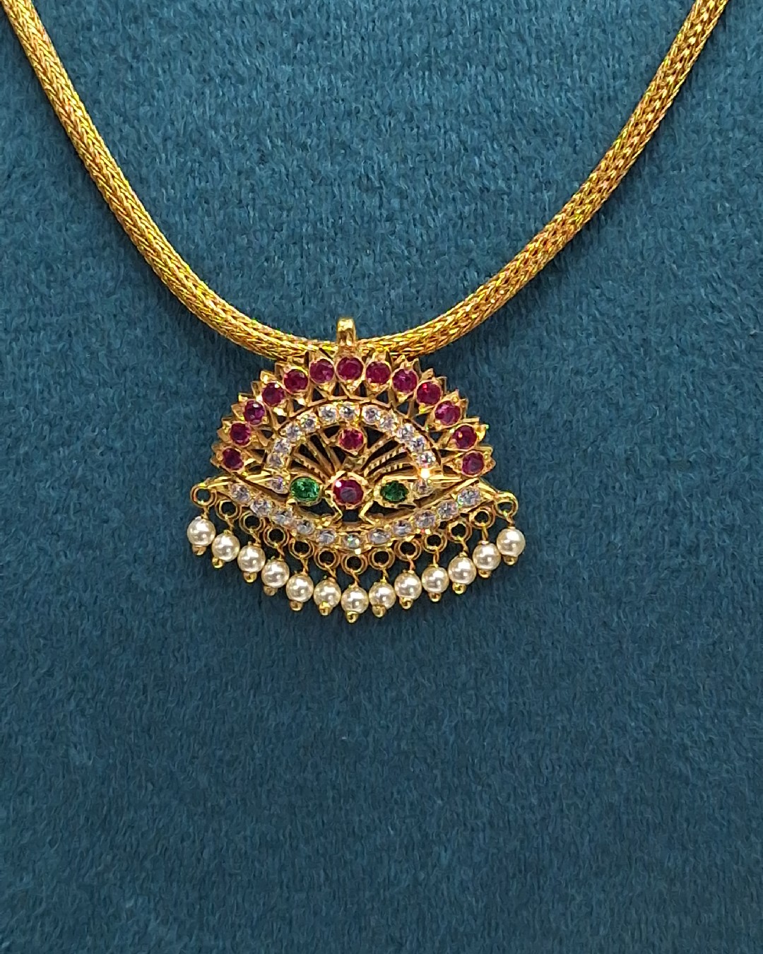 Padma Pearl Drop Pathakam Pendant