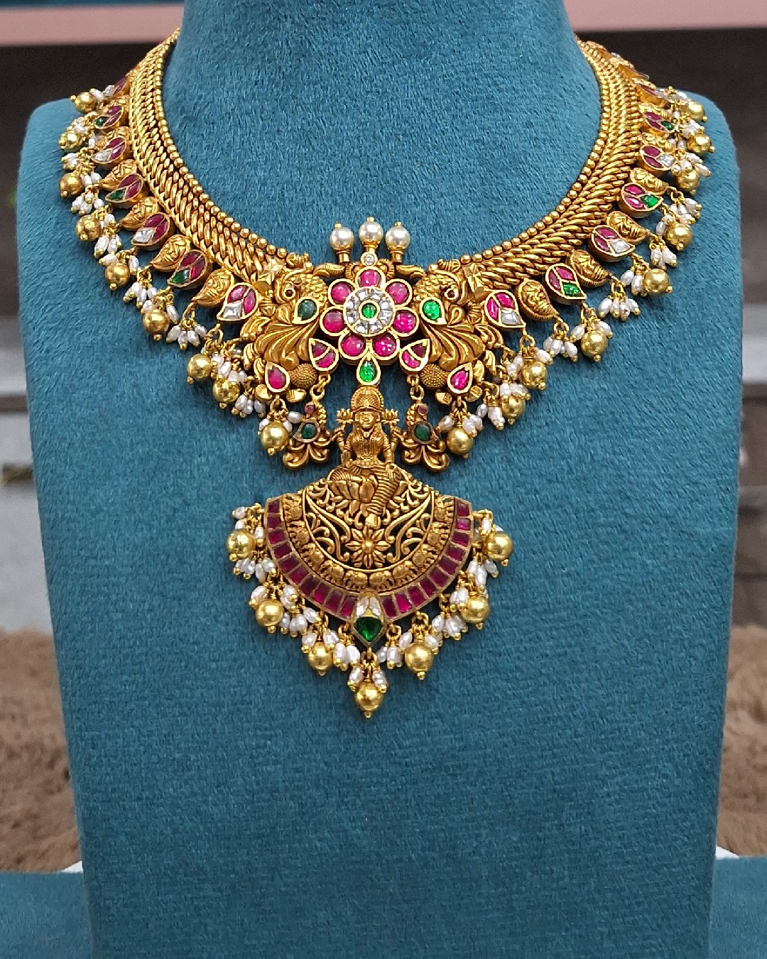 Lakshmi Heritage Temple Necklace