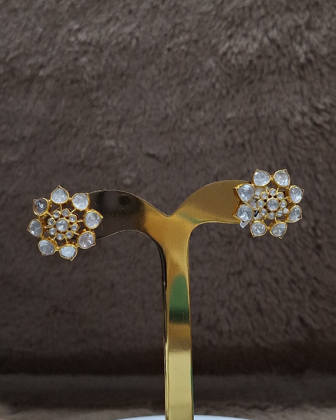 Floral Moissanite Studs