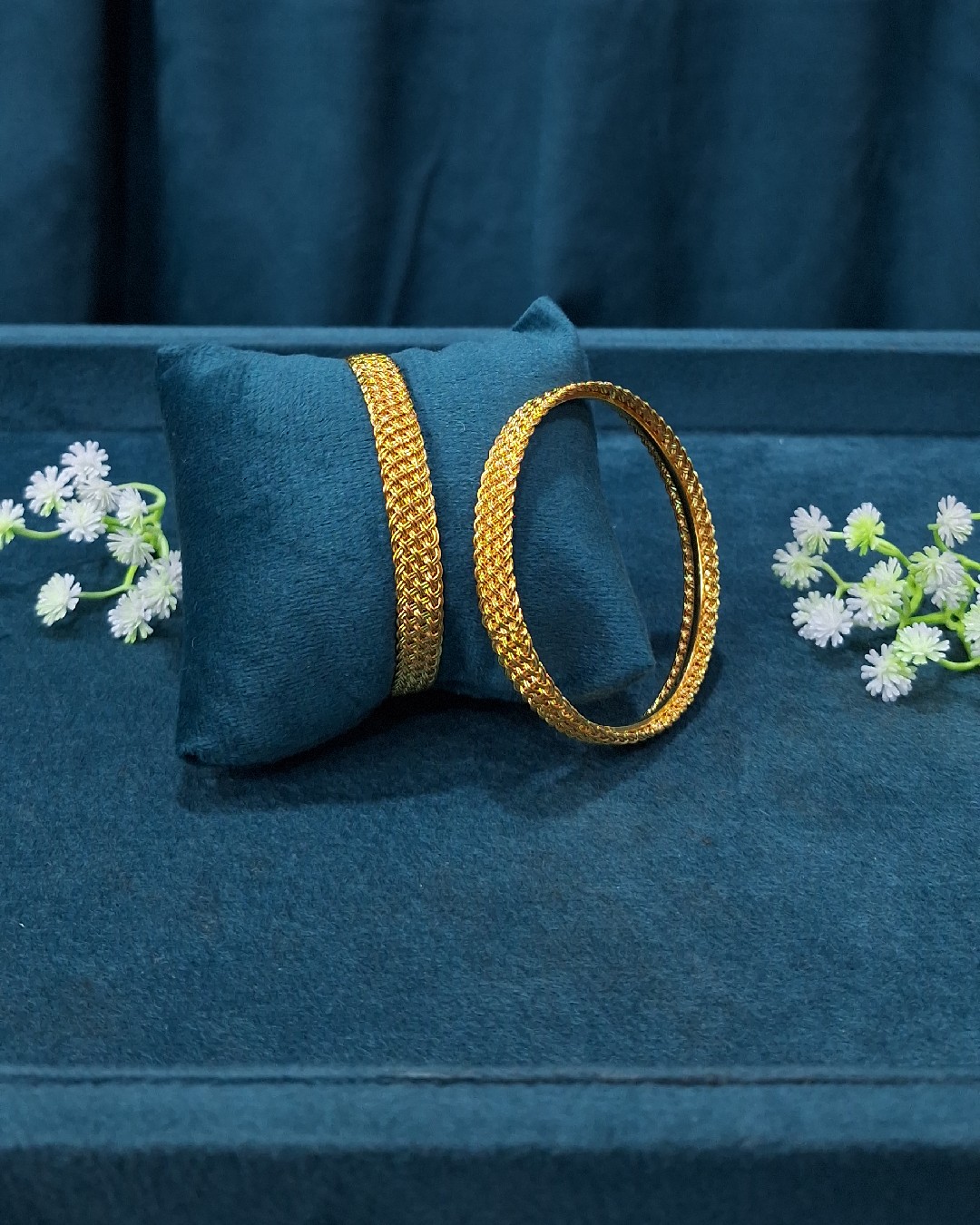 Golden Weave Classic Bangles
