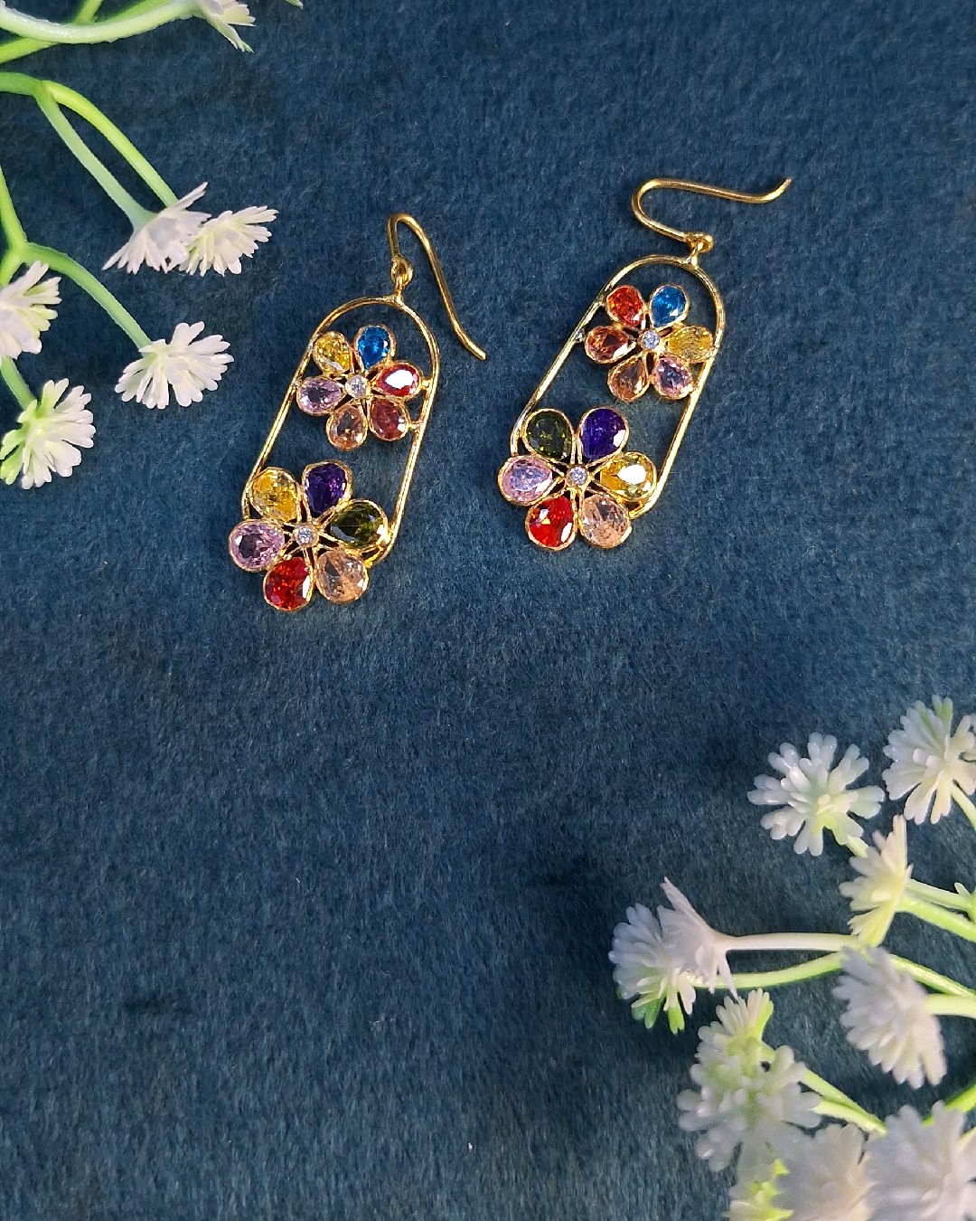 Rainbow Dangle Earrings