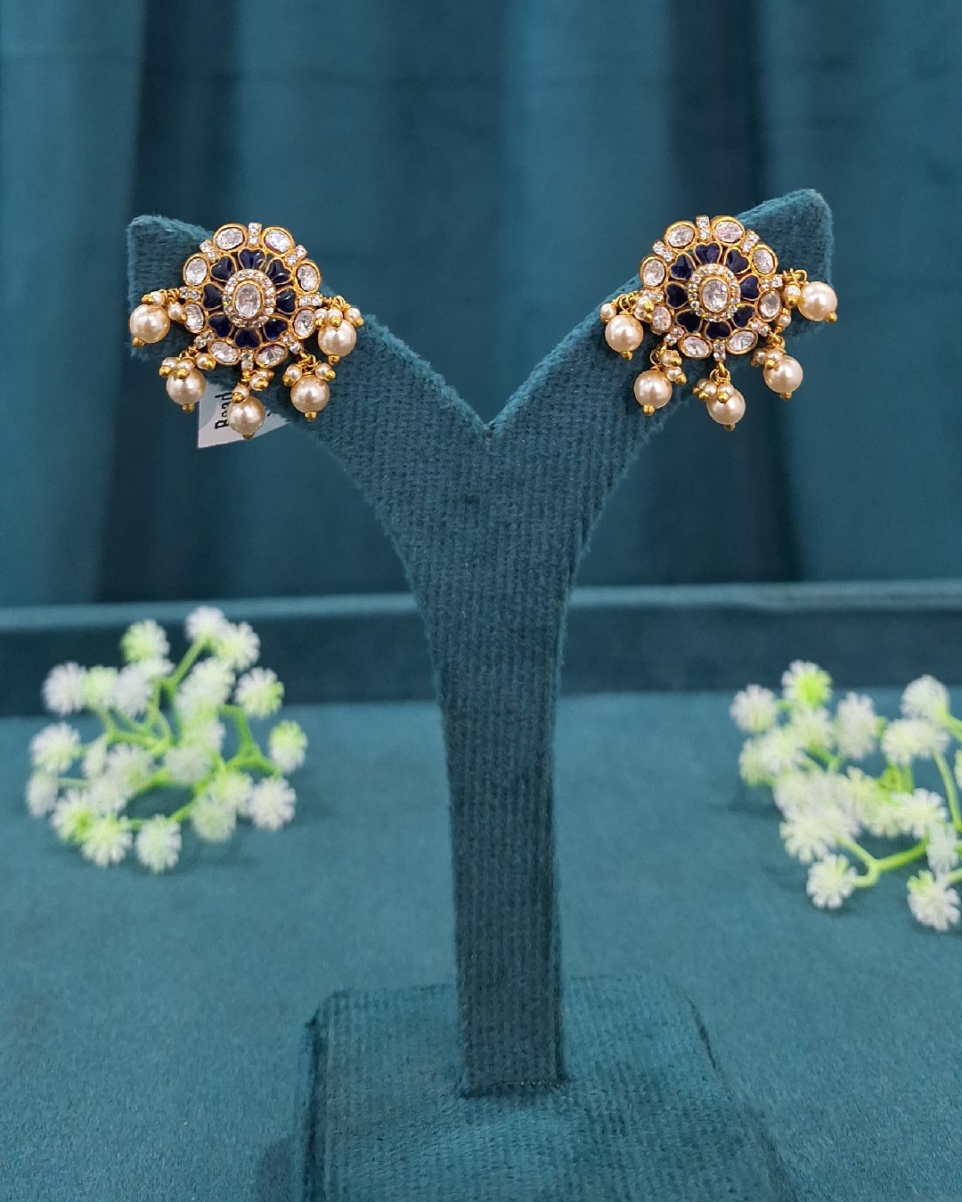 Ira Violet Bloom Earrings