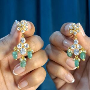 Emerald Blossom Chandeliers