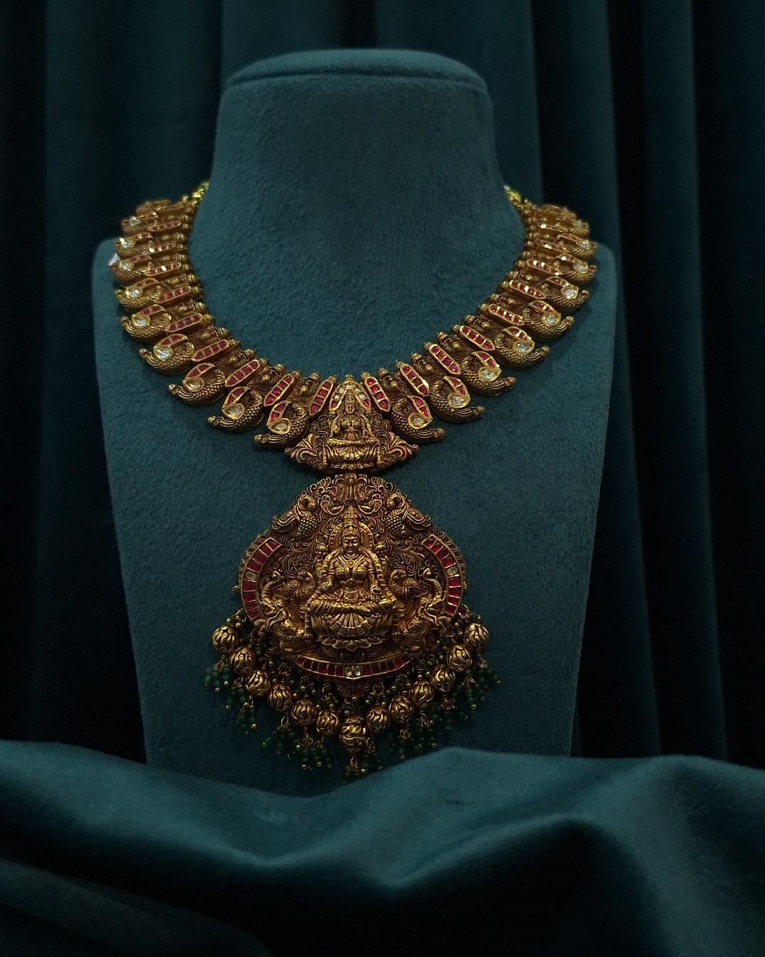 Antique Mango Lakshmi Necklace