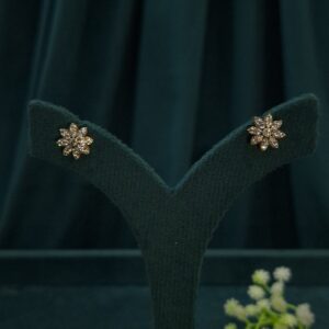 CZ Floral Studs