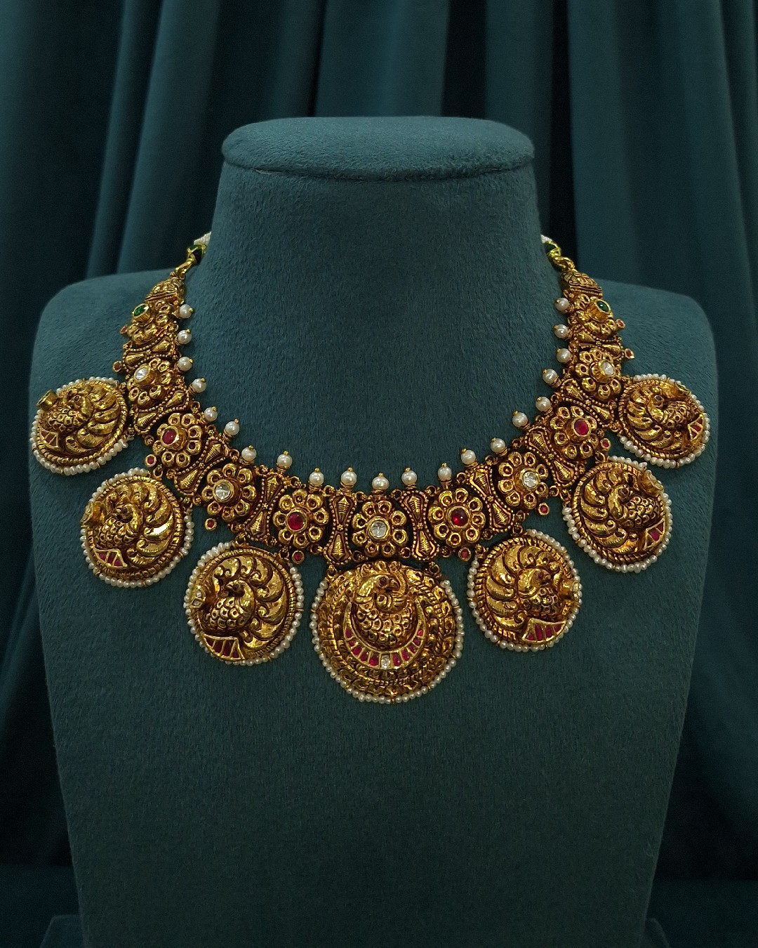 Antique Nakshi Motif Necklace