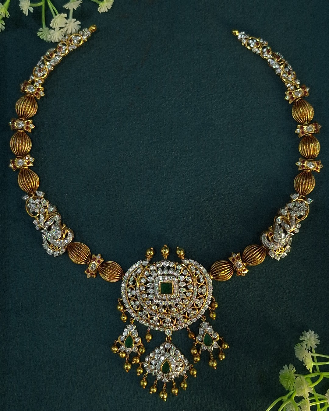Antique Kundan Balls Necklace