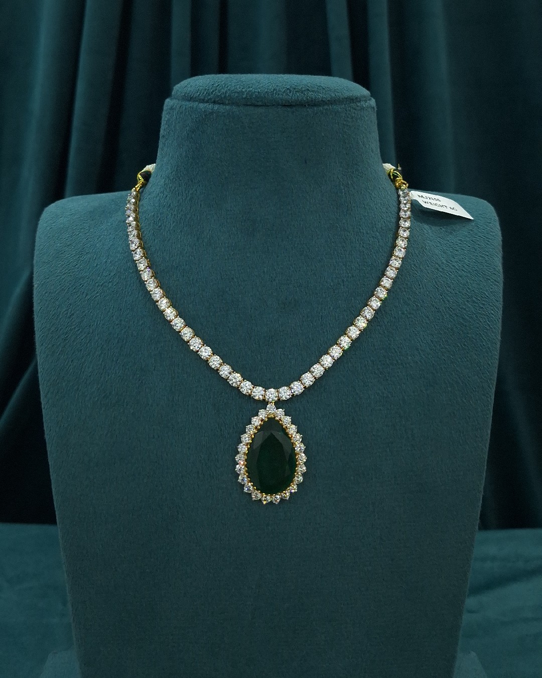 CZ Emerald Necklace