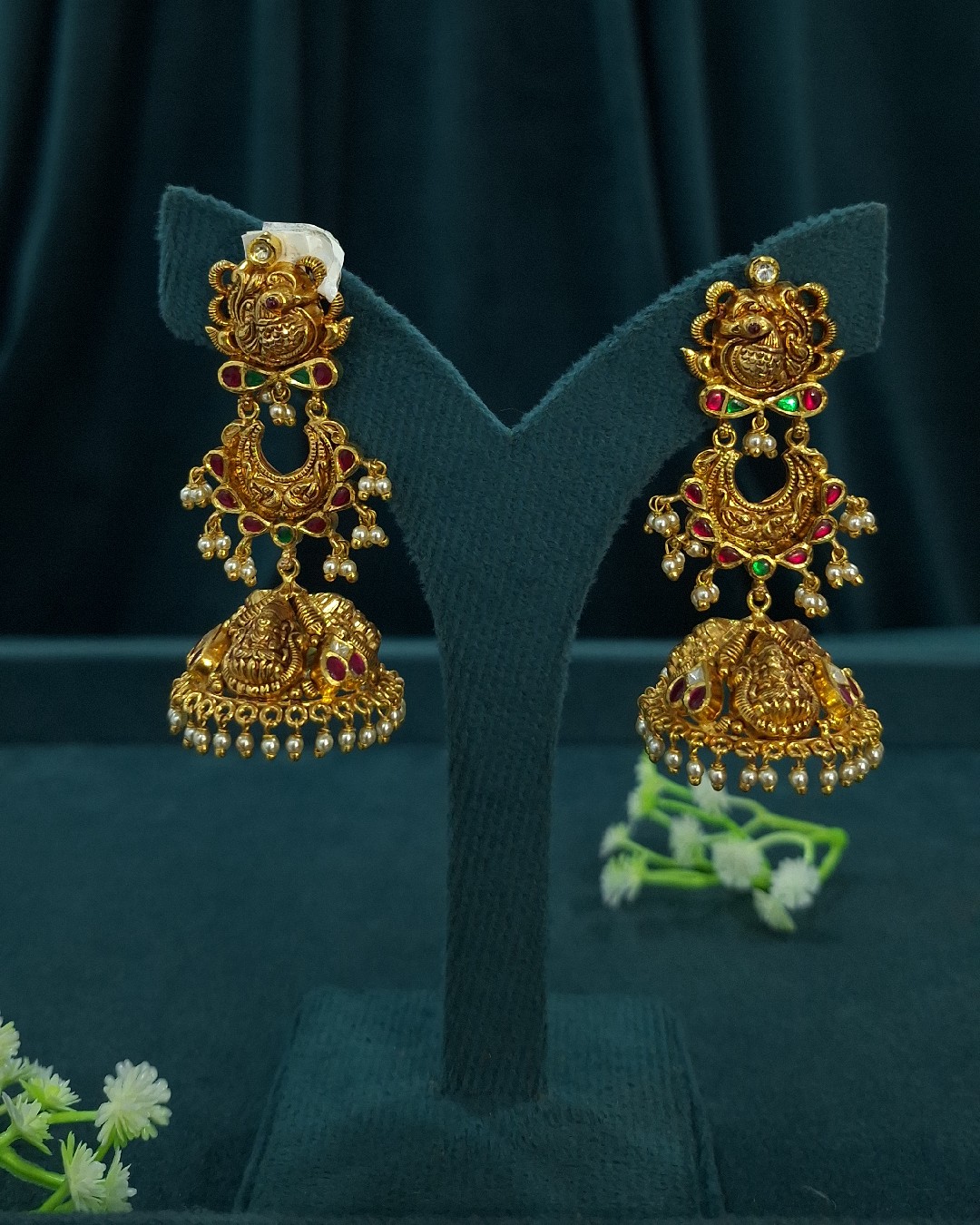 Nakshi Chand Butta Earrings